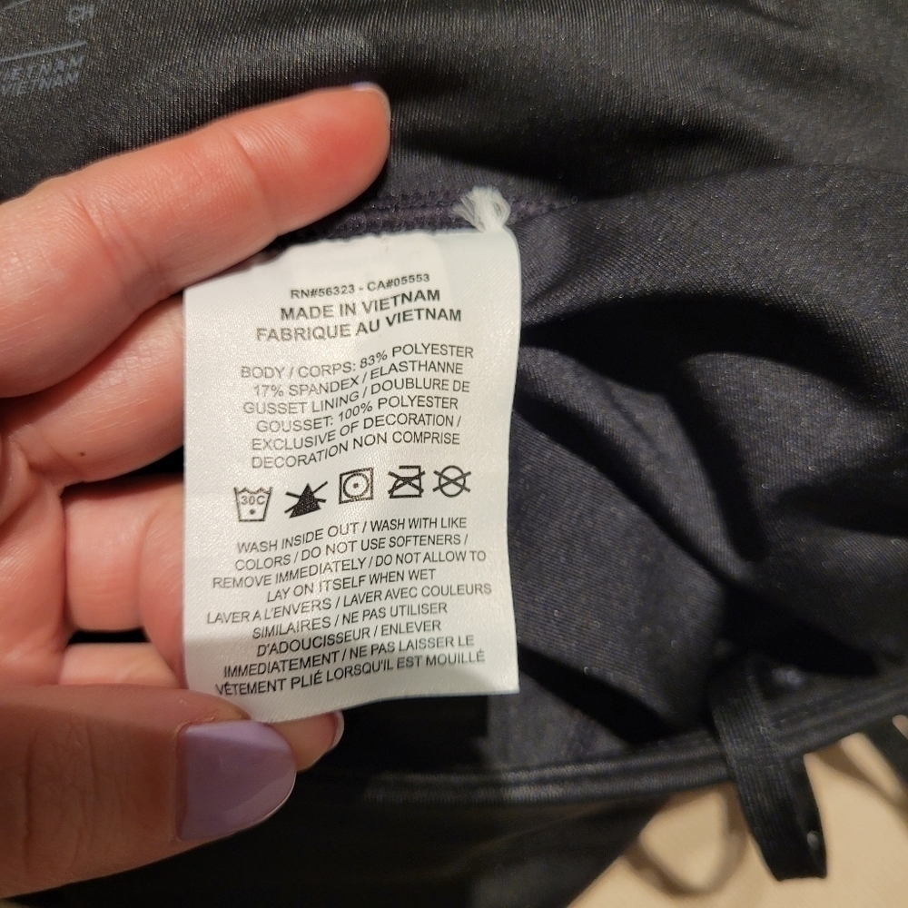 Nike Air Black Small 7/8 Running Leggings - Picture 10 of 11